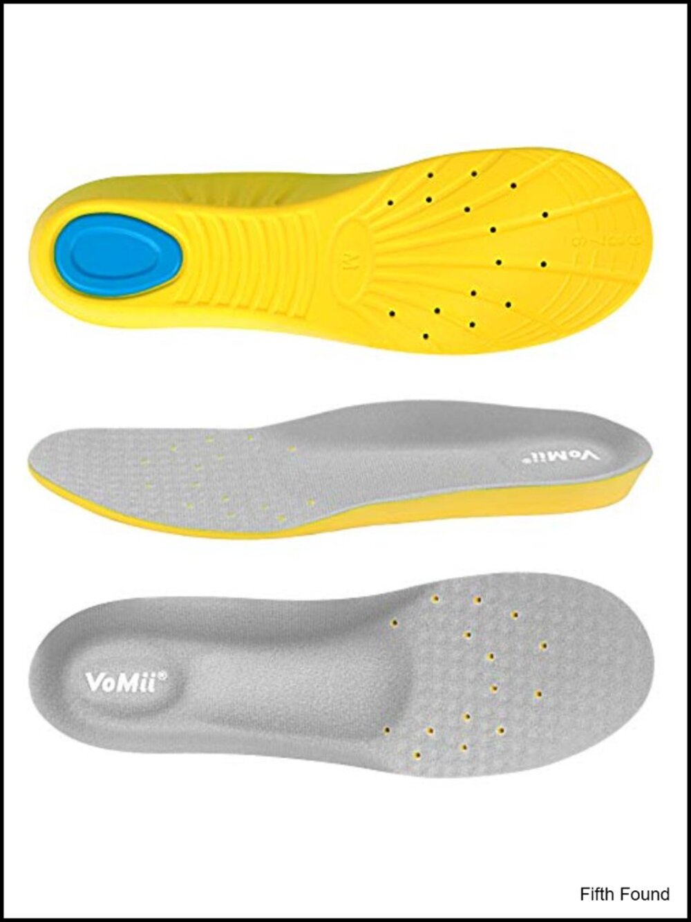 Memory Foam Insoles Arch Support Plantar Fasciitis Shock Absorption